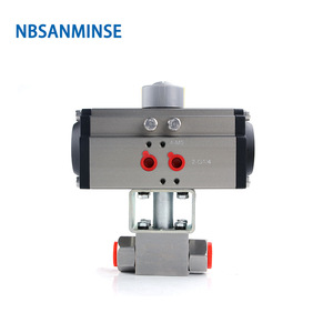 Vanne à boisseau sphérique pneumatique haute pression Mkfale Smab 50 63 31,5 MPa 2 pouces pour gaz à température normale - Product Image 2