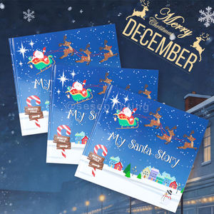 Impresión de Libros Infantiles con Tapa Dura, Papel Kraft de Lujo, Cartón Corrugado Navideño, Personalizado, Impresión Offset, Grabado en Relieve - Product Image 2