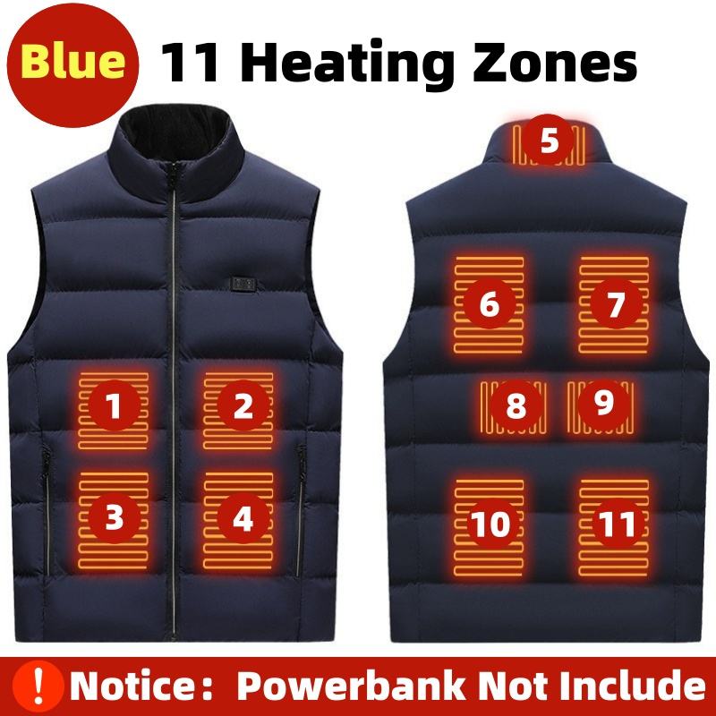 Azul 11 zonas de calefacción