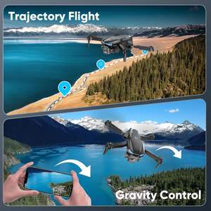 Dron Plegable X-shop con Cámara 1080p FPV RC Quadcopter para Principiantes, Juguete para Niños, Plástico Negro, Incluye Batería y Estuche - Product Image 4