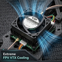 Ventilateur de refroidissement DC haute vitesse 11000 tr/min 30 mm, refroidisseur axial sans balais 3007 pour drone de course FPV VTX, connecteur JST personnalisé