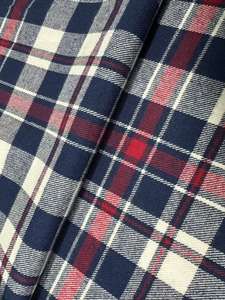 All'ingrosso tessuto di flanella in cotone 100% leggero in saia tinto per camicie Casual-per ragazzi e ragazze - Product Image 6