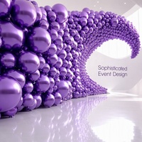 Ballon métallique chromé brillant en latex épais de 12 pouces pour décoration de fête, couleurs rouge, argent, bleu, vert, violet, or, pour anniversaire