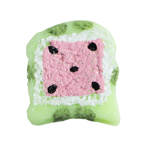TPR Hot Selling Customizable logo <b>Mochi</b> Squishies <b>Toy</b> Watermelon-filled Toast Simulation Food Squeeze <b>Toy</b> for Children - Product Image 4