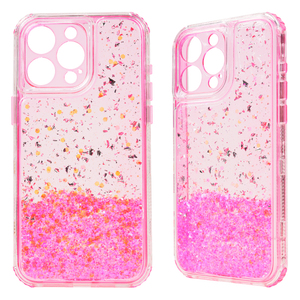 Nuevo producto Precio bajo TPU PC TPU teñido Epoxy Glitter Phone Case Funda Para <span class=keywords><strong>Celulares</strong></span> para iPhone 16 Phone Covers para todos los teléfonos - Product Image 4