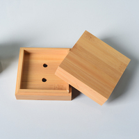 Boîte de rangement multifonctionnelle moderne en bambou écologique durable avec couvercle en bois, finition peinture pulvérisée, personnalisable
