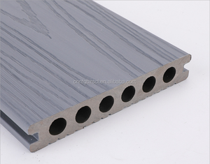 Decking 150*25Mm Hạ Cánh Nâu Mm Ngoài Trời WPC Gỗ Và Nhựa Composite Mang Kháng Decking Sàn - Product Image 6