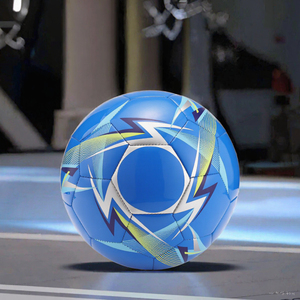 Balón de Fútbol Talla 5, Balón de Entrenamiento y Partido, Azul Multicolor, para Práctica al Aire Libre - Product Image 3