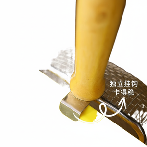 Pala de arena para gatos de acero inoxidable con agujero pequeño, artefacto fino para bentonita, accesorio de caja de arena para caca de gato de Metal - Product Image 1