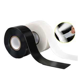 Ruban en <span class=keywords><strong>caoutchouc</strong></span> de silicone haute viscosité résistant aux hautes températures ruban électrique isolant auto-adhésif étanche pour tuyau - Product Image 2