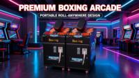 Machine de jeu d'arcade de boxe à monnayeur avec mesure de force, construction métallique durable, support espagnol, garantie 1 an