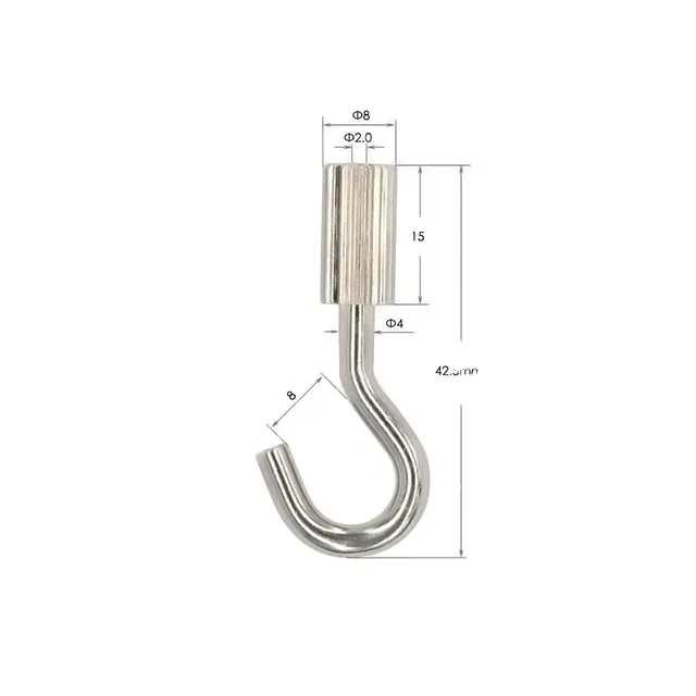 Factory price stainless steel spring snap hook hanging holder