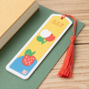 Wholesale Custom Metal Crafts Die Casting Gold Plated Design Metal Book Marks Bookmark With Logo Pvc Bookmark