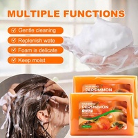 Savon au kaki éclaircissant pour la peau, soin coréen, marque privée, OEM personnalisé, nettoyage en profondeur du visage – Meilleures ventes