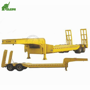 Remolque de plataforma baja de 2 ejes y 13 m, remolque de plataforma baja de 14 metros, semirremolque de plataforma baja en venta - Product Image 3