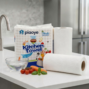Toalla de Cocina de Papel de <span class=keywords><strong>2</strong></span> Capas Súper Suave de Alta Calidad - Product Image 1
