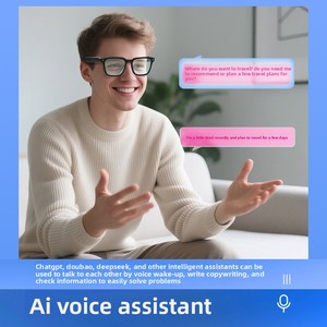 Nouvelles Lunettes Intelligentes IA de Luxe 2025, Enregistrement Caméra, Prise de Photos et Vidéos, Reconnaissance d'Objets, Traduction en Temps Réel, Unisexe - Product Image 3