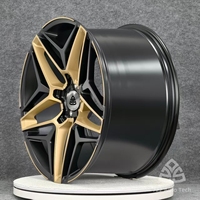 722Auto Nouvelles jantes en alliage d'aluminium forgé 18-20 pouces 5 branches concaves de course 5x112 5x114.3 5x120 Argent brillant pour Audi Q7 Q8 et Porsche Cayenne