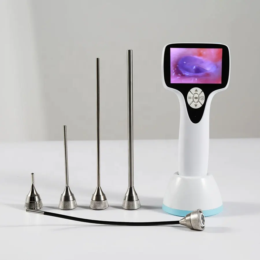 BESDATA 2022 kablosuz tıbbi endoskop Video dijital otoskop seti için kamera ile kulak otoskop de teşhis