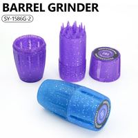 Broyeur à herbes portable en plastique à 3 couches avec logo personnalisé et pot de rangement pour accessoires de fumeurs – Nouvelle arrivée, faible MOQ, vente en gros
