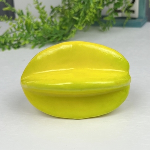 <span class=keywords><strong>Carambola</strong></span> artificial Estrella artificial <span class=keywords><strong>Fruta</strong></span> simulación <span class=keywords><strong>fruta</strong></span> y verdura boceto accesorios decoración del hogar - Product Image 1