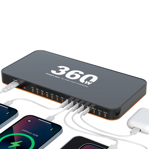 Nhà máy mới 360W công suất cao PD charger15 cổng đa USB sạc cho USB điện thoại nhanh Trạm Sạc nhanh Dock Anh/EU/chúng tôi - Product Image 4
