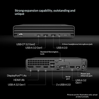 Ordinateur de bureau mini haute performance HP Zhan 66 (13e génération I5-1335U, 16 Go de RAM DDR4, 1 To de SSD) pour les bureaux professionnels