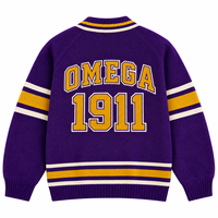 Pull personnalisé avec logo, pull d'hiver pour homme, pull décontracté à col rond brodé, pull ample de style universitaire, veste varsity, pull en tricot