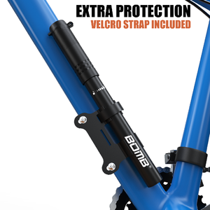Pompe à vélo portable BOMB avec tuyau télescopique et manomètre - Product Image 2