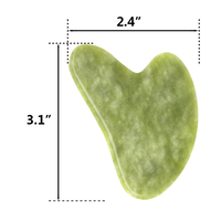 Usine En Forme De Coeur Gua Sha Guasha Conseil Rose Quartz Jade Pierre Grattage Outil De Massage Gua Sha Conseil