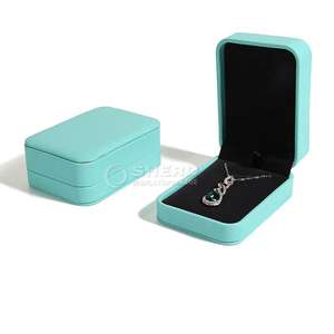 Empaque de Regalo de Lujo para Negocios - Caja de Joyería de Cuero PU Premium para Anillos, Collares y Pulseras - Product Image 1
