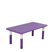 Faithsteed Ensemble de bureau d'activités circulaire vert professionnel pour enfants, table d'étude durable en plastique PE pour l'apprentissage préscolaire