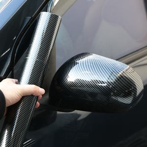 Vinilo de Fibra de Carbono Brillante 6D de 30cm*16m para Decoración Interior de Automóviles, Lámina para Envolver Automóviles y Motocicletas - Product Image 4