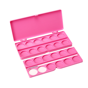 Paleta de pintura acrílica para uñas, soporte para esmalte en gel, plato para dibujar, herramienta para mezclar pegamento y maquillaje - Product Image 5