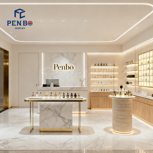 Vitrine de parfum illuminée personnalisée, meuble de bar à parfum haut de gamme, vitrine de magasin de parfum, <span class=keywords><strong>comptoir</strong></span> d'exposition - Product Image 3