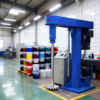 Ligne de production de peinture imperméable automatique, Disperseur haute vitesse, Mélangeur chimique et d'encre à entraînement par engrenages de qualité alimentaire 220V