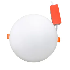 Super Bright Led Free Opening Embedded Home Decoration Round Borderless Frameless Panel Light