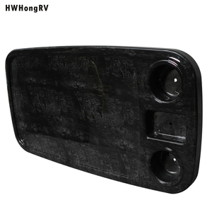 Nouveau matériau ABS en gros de haute qualité et table de piédestal amovible de table de bateau avec <span class=keywords><strong>porte</strong></span>-gobelets intégrés support pour téléphone - Product Image 2