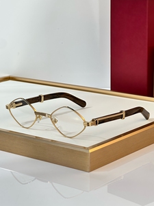 Montures de lunettes personnalisées de marque pour hommes en métal Lunettes optiques de luxe de haute qualité Montures de lunettes de style pour dames - Product Image 2