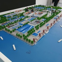 Modelo a Escala Industrial 002, Equipo de Modelado de Terreno Personalizado para Plantas Químicas, Planificación Urbana y Desarrollo Inmobiliario