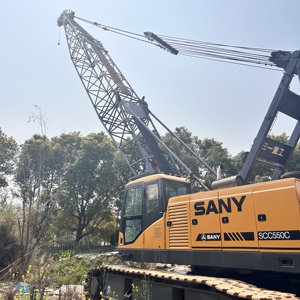 SANY SCC550C Grúa sobre orugas usada a buen precio 55Ton SCC550C SCC550E SCC750A SCC1000C Grúa sobre orugas usada en stock - Product Image 3
