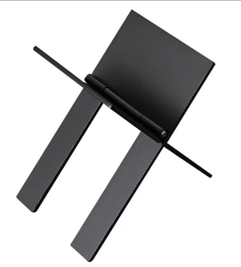 Foldable Stainless Steel Zinc Alloy Double Blade Black Cigar Holder <b>Stand</b> Multifunctional Portable Design Cigar Display Smoking - Product Image 4