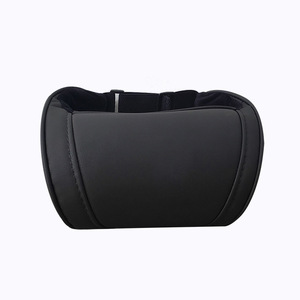 Adecuado para todos los modelos de reposacabezas de coche, almohada de cuero para el cuello, almohada de espuma viscoelástica - Product Image 1