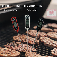 Thermomètre à viande, sonde de température alimentaire pour la cuisine, le barbecue, lecture numérique instantanée, haute précision, idéal pour le grill, le lait, la confiture