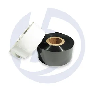 Hot Stamp Ribbon 25mm Width 100m Length Black Date Coding Roll For Date Coder