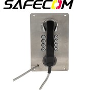Téléphone filaire analogique SIP/VOIP Safecom, téléphones robustes pour détenus, téléphones publics pour prisons et centres de détention