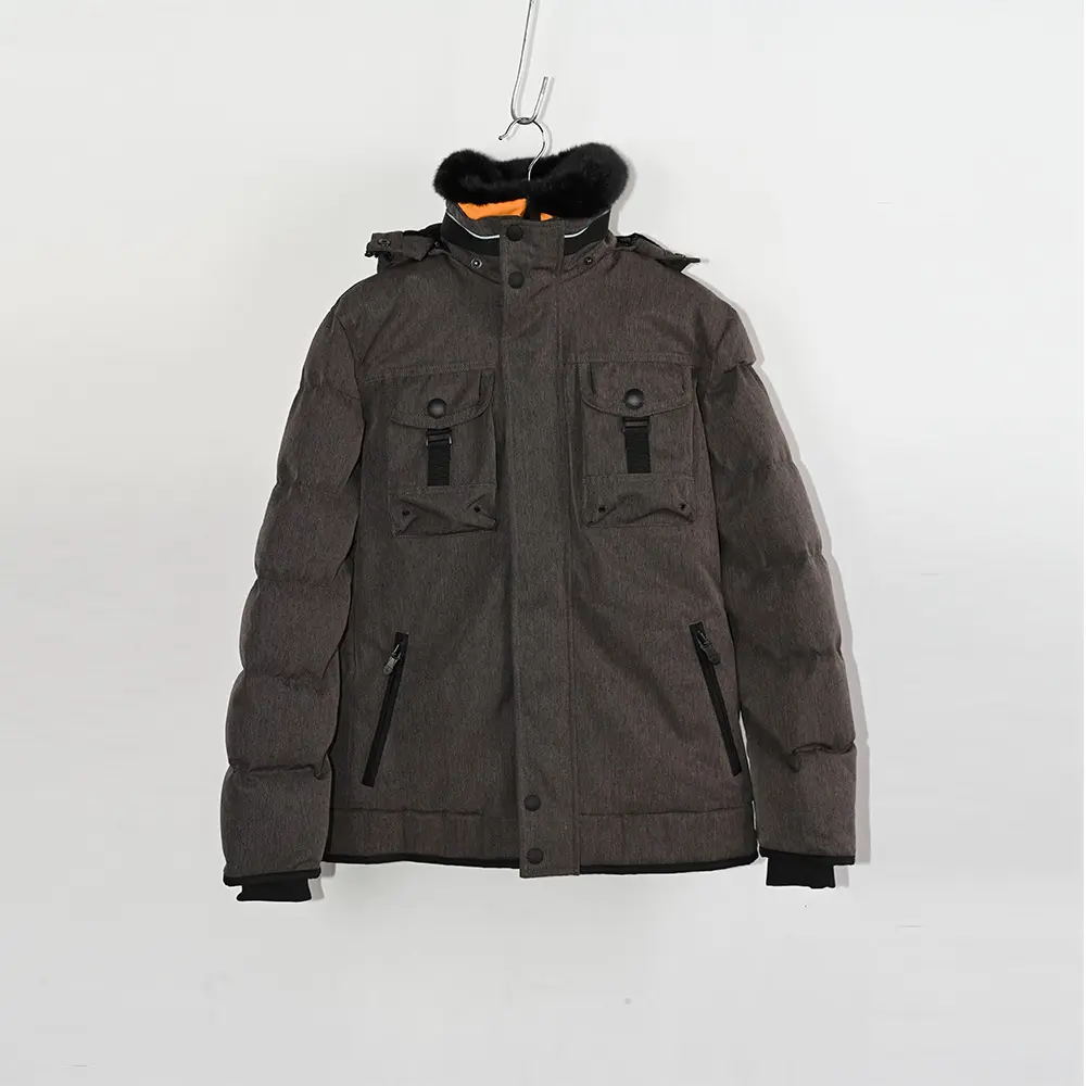 Custom Brand Design OEM ODM Winter Warm Waterproof Windproof Lightweight Men Puffer Padded Down Jacket