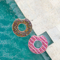 Vente en gros Décoration de fête d'été sur la plage Anneau de natation gonflable pour enfants et adultes Anneau de natation pour piscine Flotteur gonflable