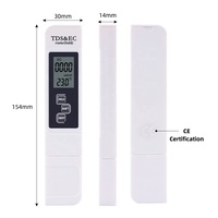 Testeur d'eau numérique TDS/TDS de couleur blanche, outil de mesure, livraison gratuite
