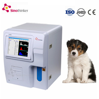 Analizador Hematológico de 3 Partes, Sistema Abierto, Máquina CBC, Analizador Hematológico Veterinario, Analizador de Sangre Automático